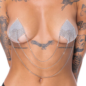 Nipple Sticker Brustschmuck Silber
