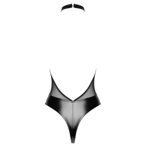 Schulter- und Rückenfreier Stringbody - Schwarz