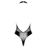 Schulter- und Rückenfreier Stringbody - Schwarz