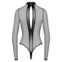 Langarm-Body Ouvert von NOIR - Schwarz