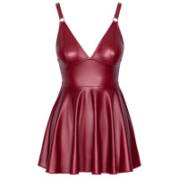 Träger-Minikleid von Cottelli PARTY im edlen Mattlook - ROT