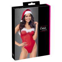 Stringbody und Weihnachtsmütze im Set X-Mas von Cottelli LINGERIE
