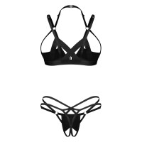 Obsessive Hebe BH+String - Schwarz