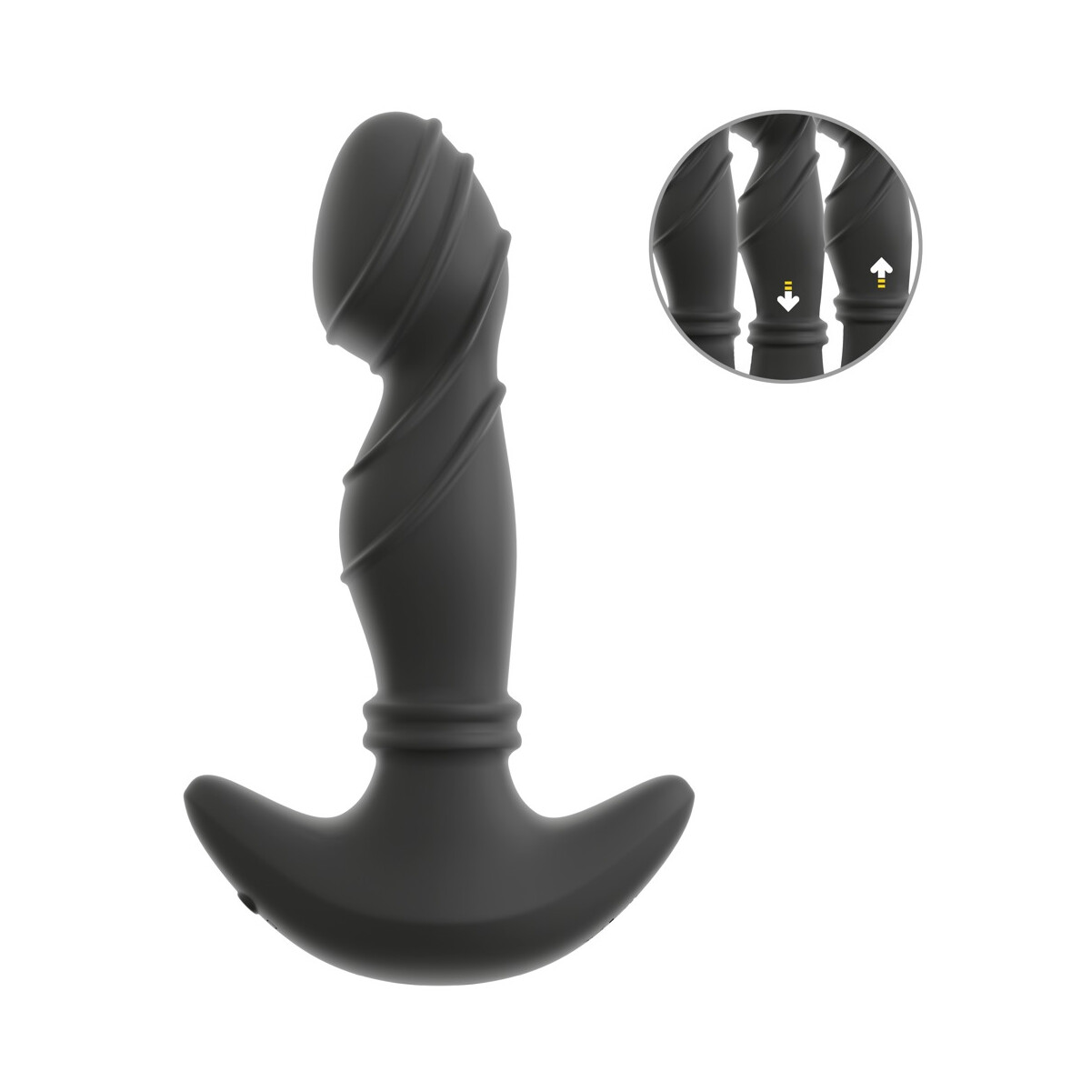 ANOS- Vibrierender Prostata-Plug mit beweglichen Ringen