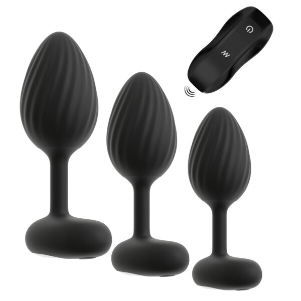ANOS RC Butt Plug Set mit Vibration