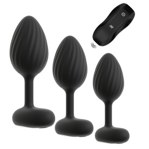 ANOS RC Butt Plug Set mit Vibration
