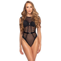 Riobody im feinen Material-Mix - Schwarz