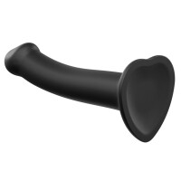 Dual Density Bendable Dildo - Real -Schwarz