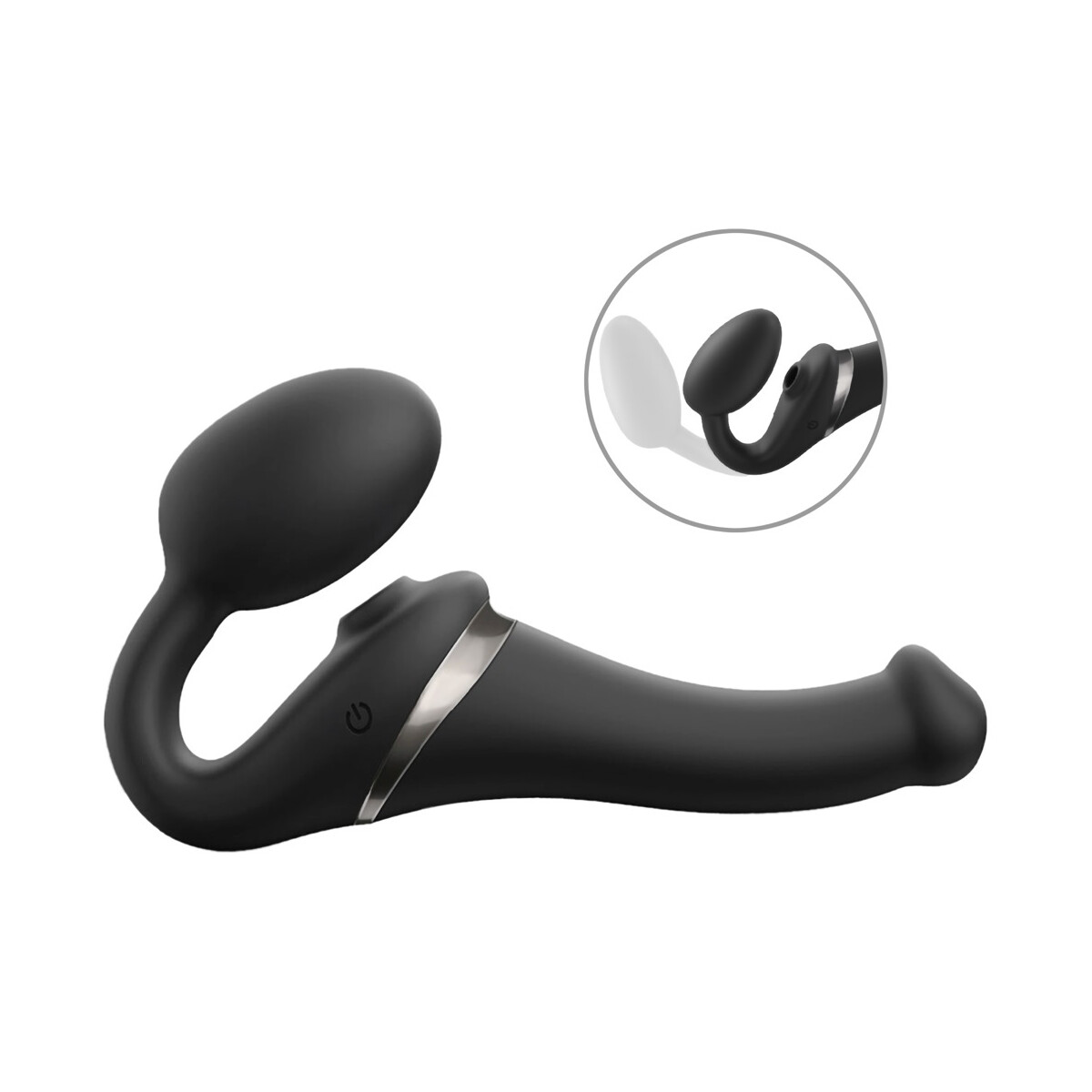 Multi Orgasm - Strap-On Bendable - Schwarz
