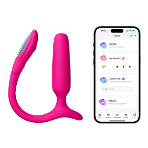 Lovense Lush Anal – App-gesteuerter Vibro-Analplug mit LED