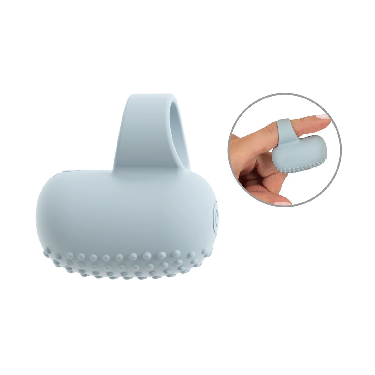 Dunkelroter KIREMO Fingervibrator von beau cœur mit No