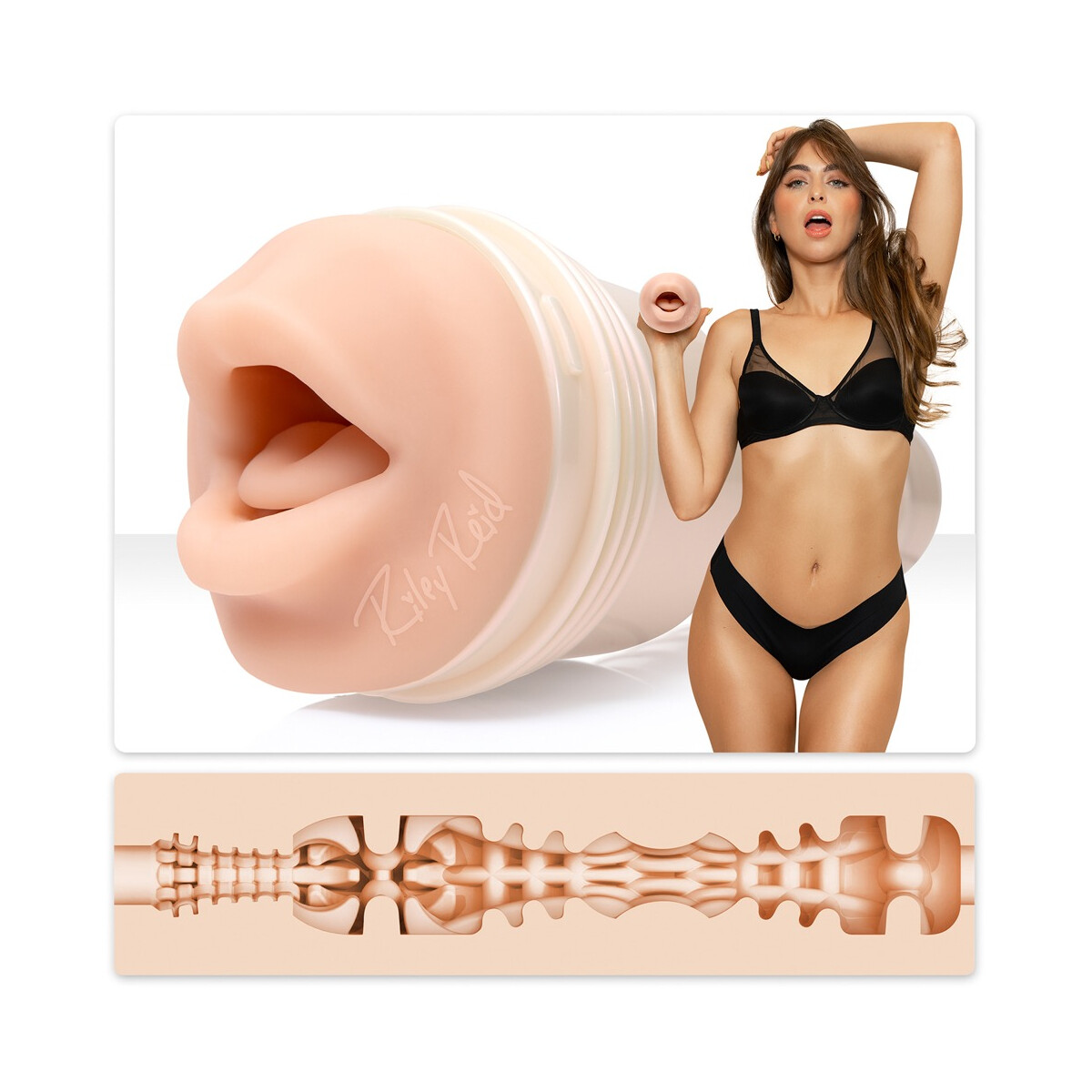 Fleshlight Riley Reid Insomnia Mouth - M box