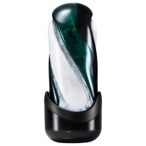 TENGA Flip 360 Masturbator - Spiral-Design - 360° Stimulation - Schwarz