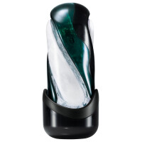 TENGA Flip 360 Masturbator - Spiral-Design - 360° Stimulation - Schwarz