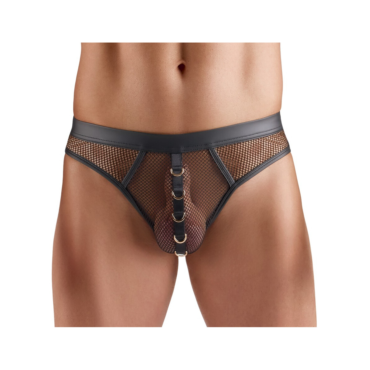 Schwarzer Svenjoyment Netz-Riostring f&u box