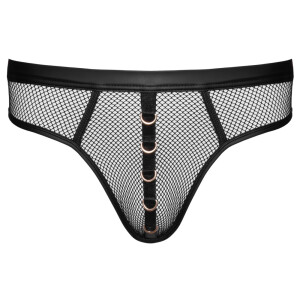 Svenjoyment Netz-Riostring - Wetlook-Details & Gold-Ringe - Schwarz