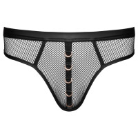 Svenjoyment Netz-Riostring - Wetlook-Details & Gold-Ringe - Schwarz