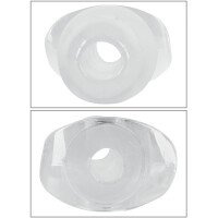 ANOS Tunnel-Plug - Hohler Analplug - Transparent - Stimulation & Einlauf