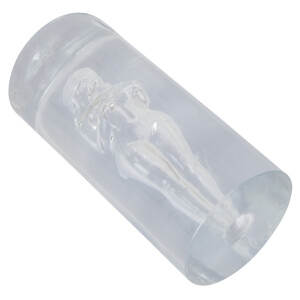 STROKER Masturbator Female Shaped Tunnel - Transparent - 3D-Struktur