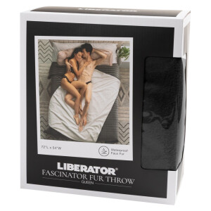 Liberator Faux-Fur Fascinator - Luxus-Liebesdecke mit Feuchtigkeitsschutz - 183x137cm