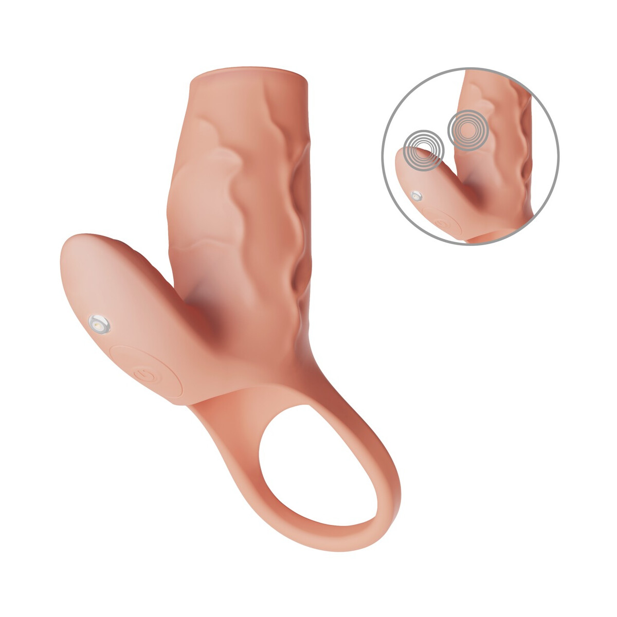 Realistixxx RealSleeve Clit - Vibro-Penismanschette - Klitor