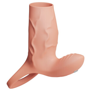 Realistixxx RealSleeve Clit - Vibro-Penismanschette - Klitoris-Tickler - 2 Motoren