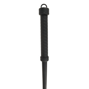 Bad Kitty Silikon Singletail-Peitsche - 60 cm - Schwarz - Flexibel