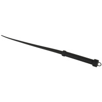 Bad Kitty Silikon Singletail-Peitsche - 60 cm - Schwarz - Flexibel
