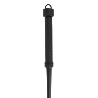 Bad Kitty Silikon Singletail-Peitsche - 60 cm - Schwarz - Flexibel