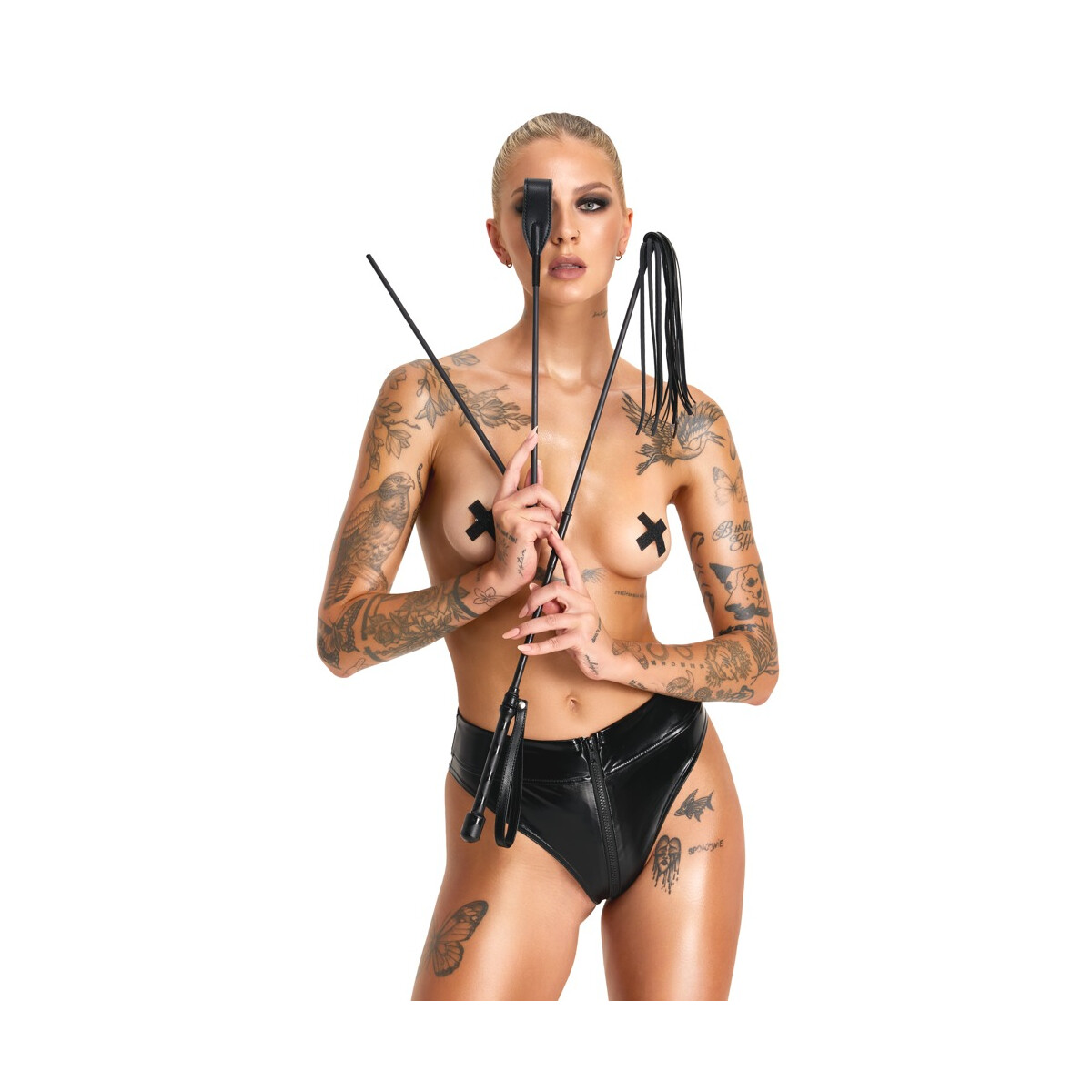 Bad Kitty Crop Set 4-teilig mit Universal-Griff und drei Pei