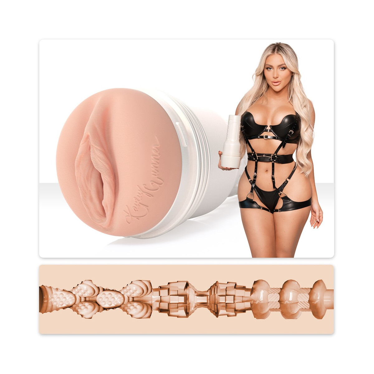 Fleshlight Kayley Gunner Fully Loaded Masturbator in schwarz