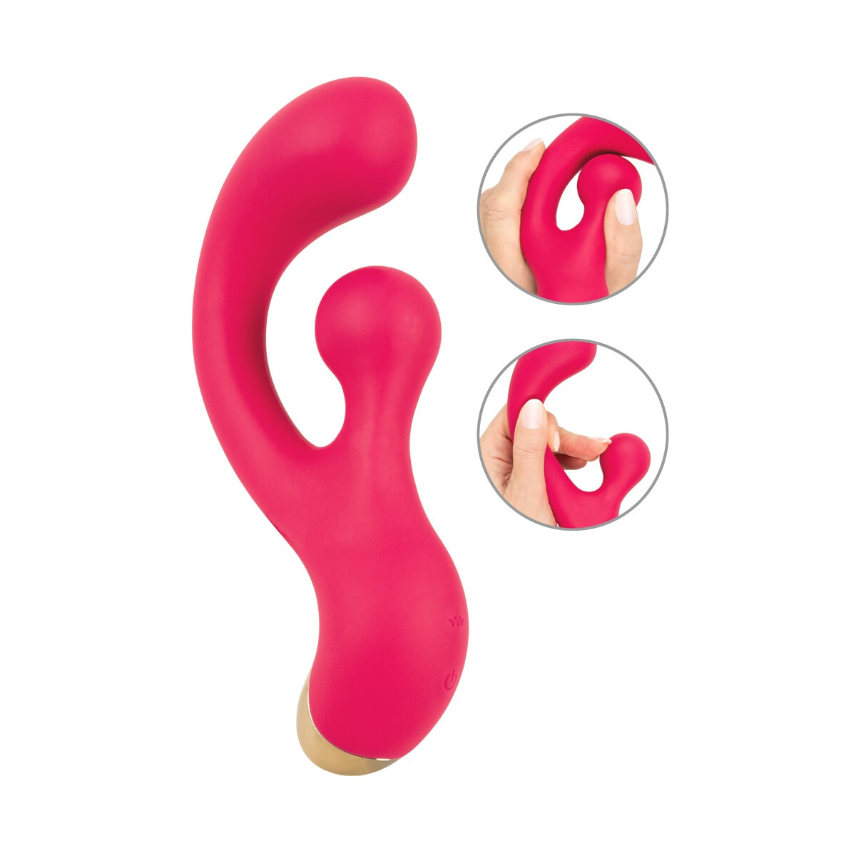 Türkisfarbener Sweet Smile Rabbitvibrator mit rotierend