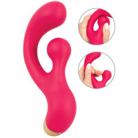 Türkisfarbener Sweet Smile Rabbitvibrator mit rotierendem Klitoris-Stimulator