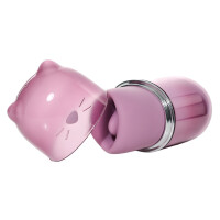 SVAKOM Klitty - App-gesteuerter Auflegevibrator - Saug- & Leckfunktion - Flieder