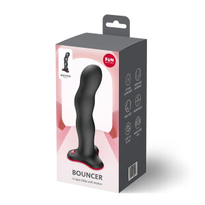 Fun Factory BOUNCER - Dildo mit schwingenden Kugelgewichten & Saugfuß - Schwarz