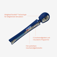 Fun Factory VIM - Premium Wand Massager - Weighted Rumble Technik - Blau