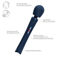 Fun Factory VIM - Premium Wand Massager - Weighted Rumble Technik - Blau