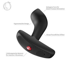 Fun Factory Bootie Vibe - Kompakter Anal- & G-Punkt Vibrator - 12 Modi - Schwarz