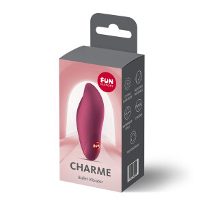 Fun Factory CHARME - Kompakter Auflegevibrator - 12 Modi - Rot