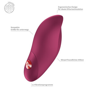 Fun Factory CHARME - Kompakter Auflegevibrator - 12 Modi - Rot