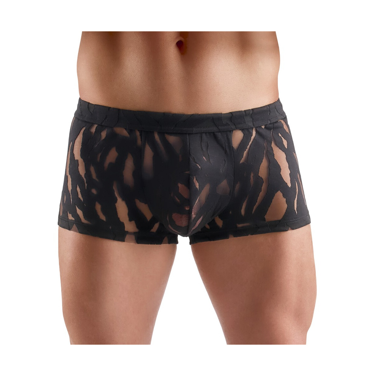 Schwarze Svenjoyment Ausbrenner-Pants f& box