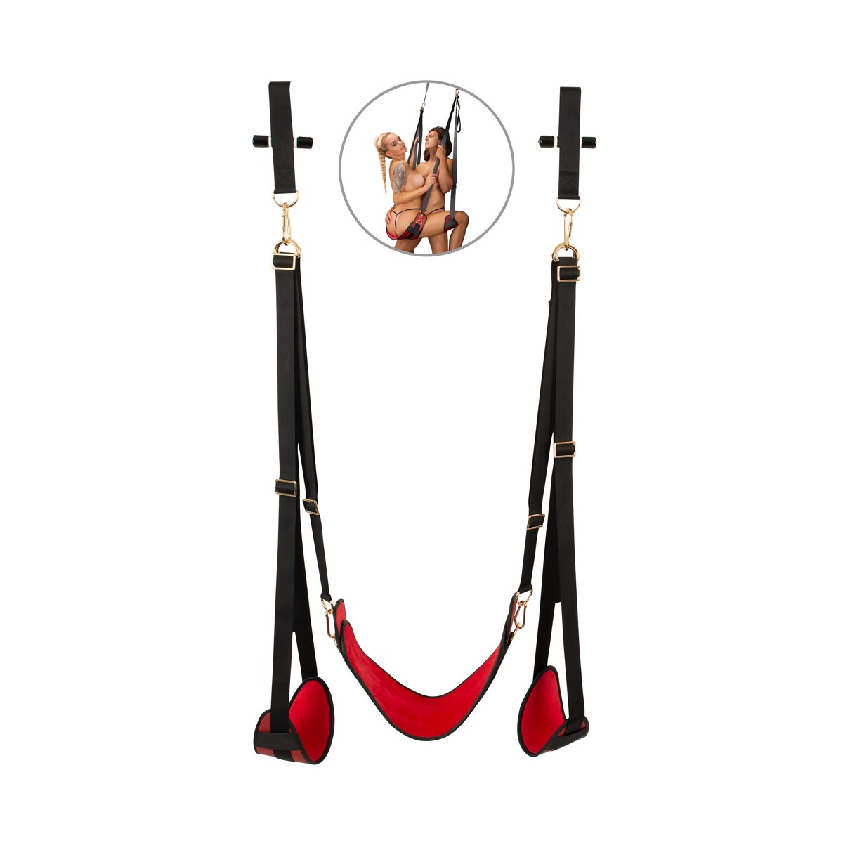 Bad Kitty Door Swing - Luxuriöse Liebesschaukel fü