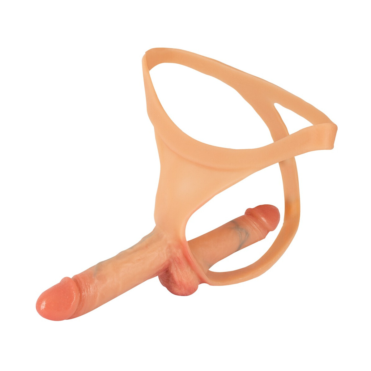Double Penis Thong | Strap-on mit Innend box