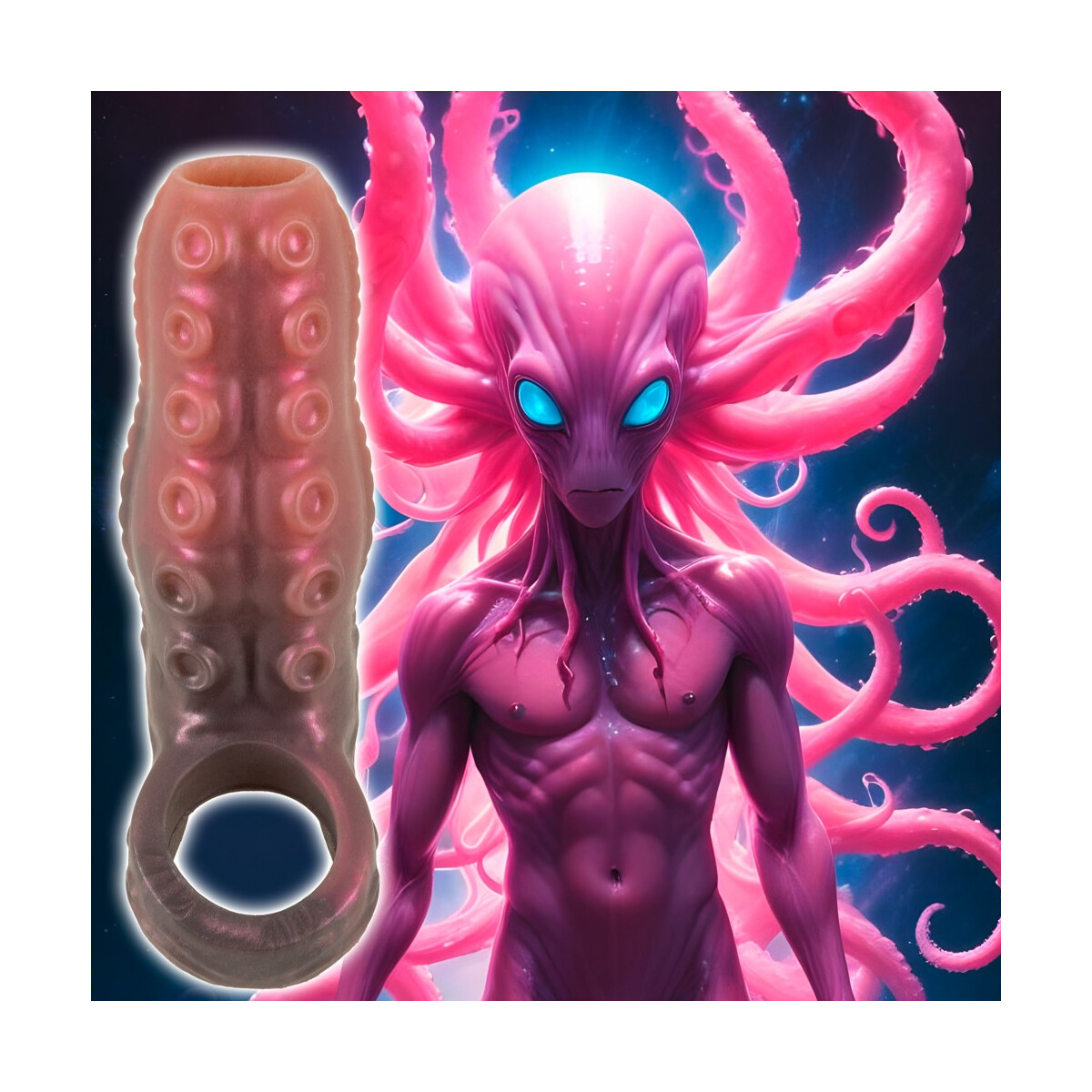 Tentacle Sleeve Beasty Cocks | Penishülle mit Hodenring