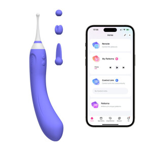 Lovense Hyphy | App-Vibrator mit 2 Motoren & 3 Aufsätzen