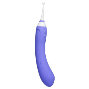 Lovense Hyphy - App-gesteuerter Doppelmotor-Vibrator - Inkl. 3 Aufsätze - Blau