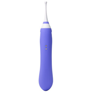 Lovense Hyphy - App-gesteuerter Doppelmotor-Vibrator - Inkl. 3 Aufsätze - Blau