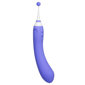 Lovense Hyphy - App-gesteuerter Doppelmotor-Vibrator - Inkl. 3 Aufsätze - Blau