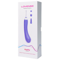 Lovense Hyphy - App-gesteuerter Doppelmotor-Vibrator - Inkl. 3 Aufsätze - Blau