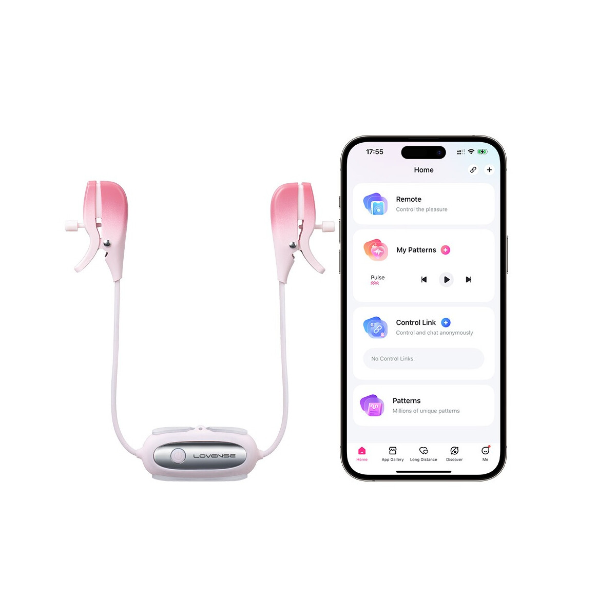 Lovense Gemini | Vibrations-Nippelklemmen mit App-Steuerung